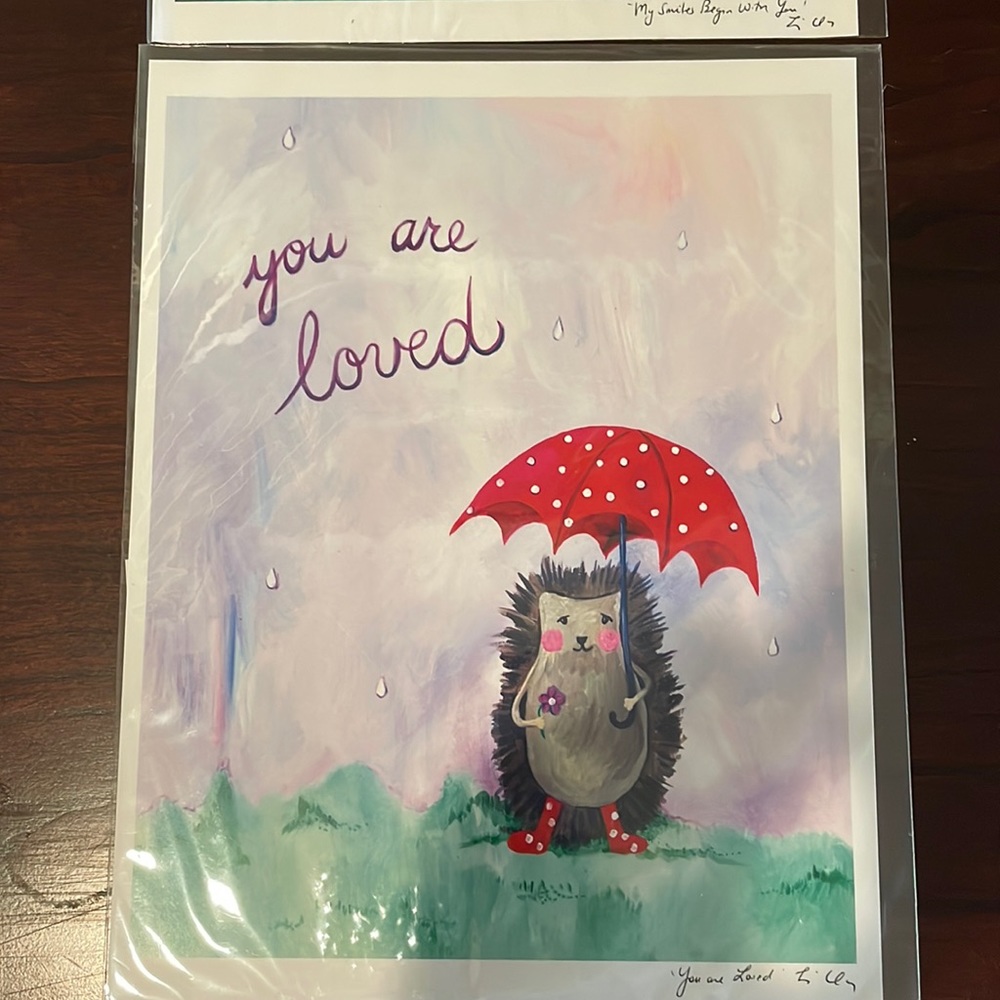 Adorable Hedgehog Print Set 🦔